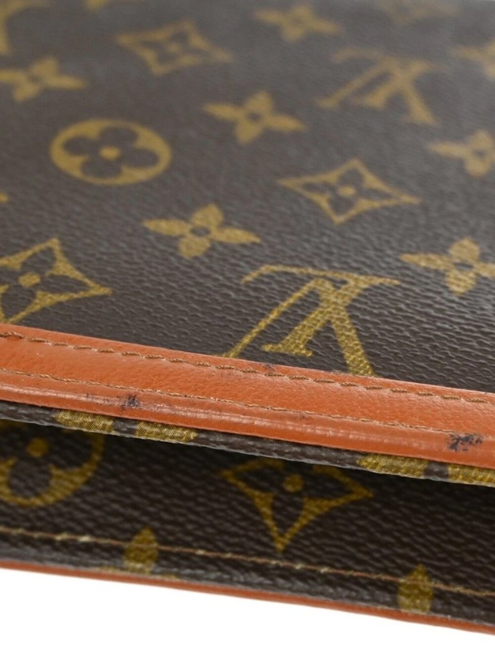 2 LOUIS VUITTON POCHETTE DAM GM CLUTCH HANDBAG - Picture 7 of 15